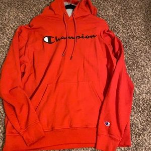 Red Champion Hoodie